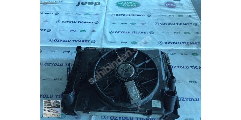 Çıkma BMW 3 E90 320 DİESEL KLİMA FANI VE RADYATÖR SETİ 17427801993 Parça