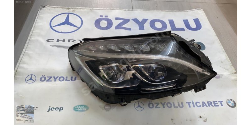 Çıkma MERCEDES W205 C SERİSİ LED İNTELLİGENT LİGHT SYSTEM SAĞ FAR(Ç.M) 0010392 Parça