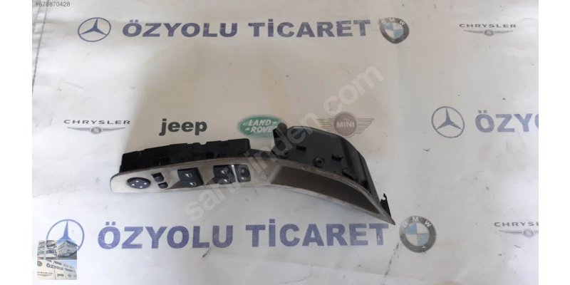 Çıkma Bmw f10 5 serisi dörtlü cam düğmesi ve çerçevesi 0010150  Parça
