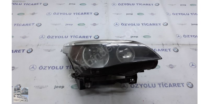 Çıkma BMW E60 5 SERİSİ DÜZ ÖN SAĞ FAR 0010317 Parça