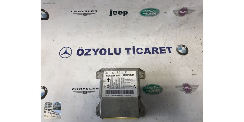 Çıkma MERCEDES C SERİSİ W204 AIRBAG BEYNİ 0010195 Parça