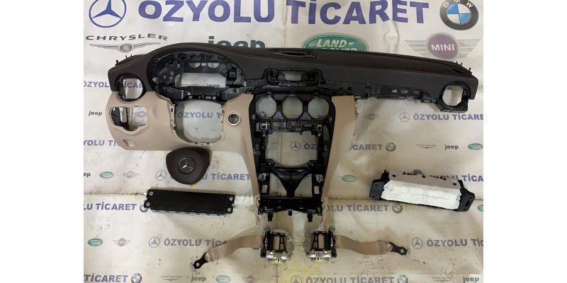 Çıkma MERCEDES W205 C SERİSİ GÖĞÜS+3 Airbag SET (DİKİŞLİ KAHVE) 0010425 Parça