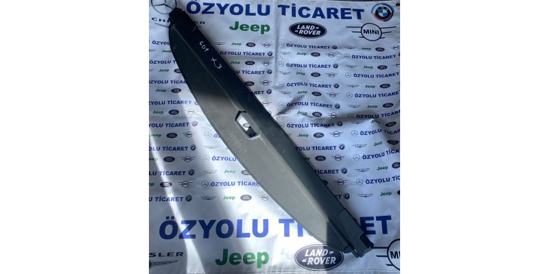 BMW G01-G08 X3 İX3 Arka Bagaj Perdesi Siyah 5147 7471986