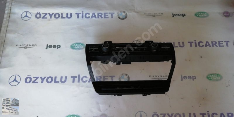 BMW e70 x5 klima kontrol paneli ve çerçevesi 917806601