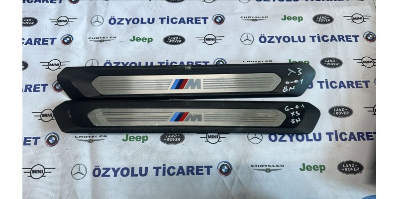 BMW G01 X3 M Paket Ön Eşik Plastiği