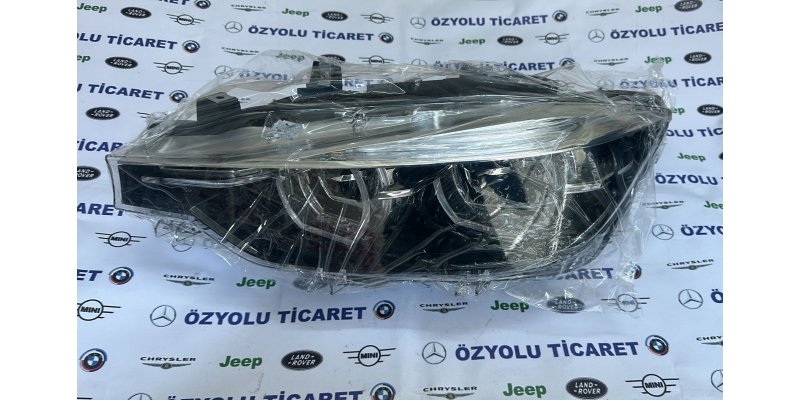 Bmw F30 LCİ Blackline Siyah Zemin Sol Led Far 8492473