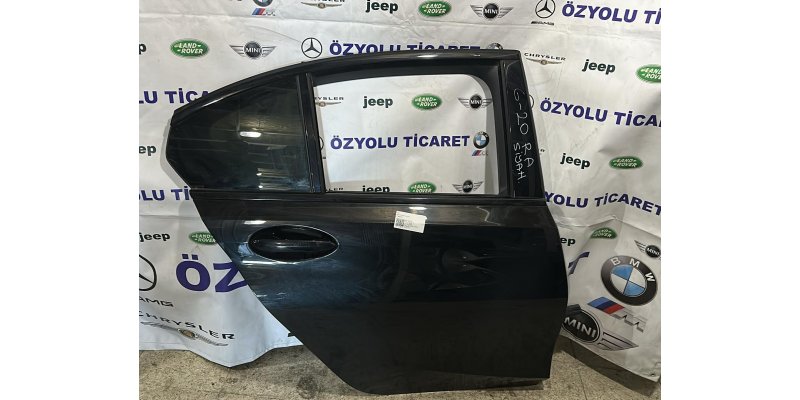 BMW G20 3 Serisi Sağ Arka Kapı Siyah