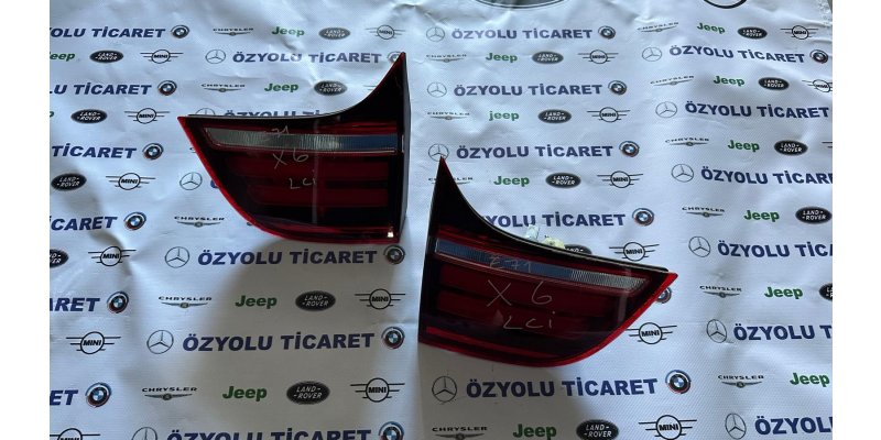 BMW E71 X6 Lci Sağ-Sol Led İç Stop 7295005-7295006
