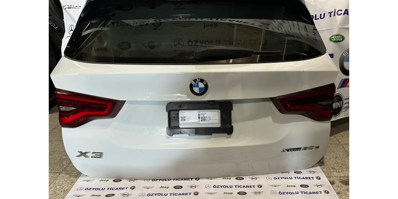 BMW G01 X3 Arka Bagaj Kapağı Hatasız Beyaz
