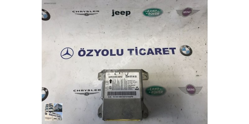 MERCEDES C SERİSİ W204 AIRBAG BEYNİ 0010527