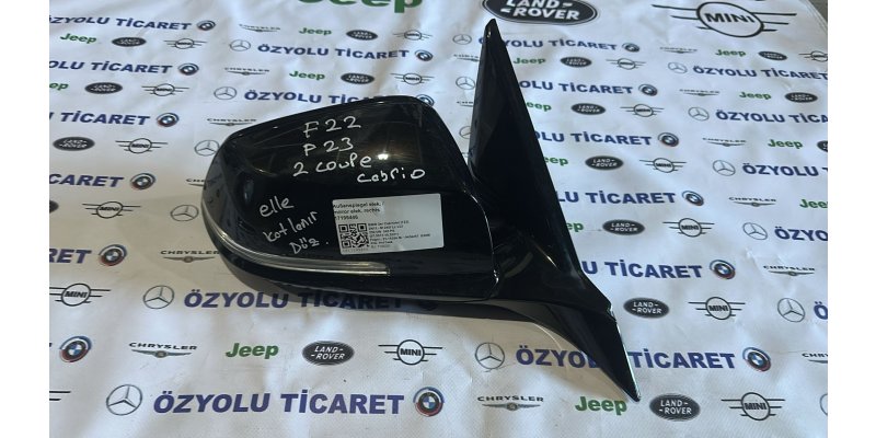 BMW F22-F23 2 Coupe Cabrio Sağ Ayna Elle Katlanır