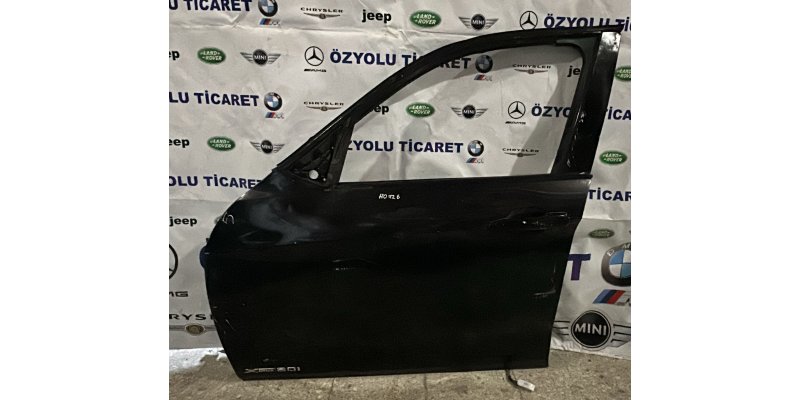 BMW E84 X1 Sol Ön Kapı Siyah 2008-2014