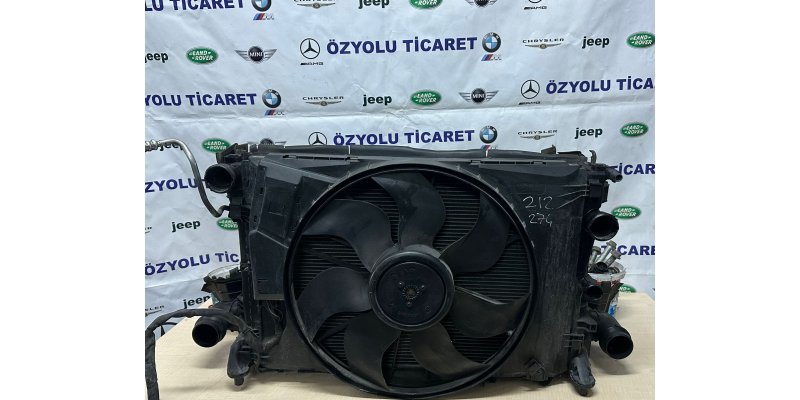 Mercedes W212 E180-E250 Benzinli Radyatör Seti Fan Takım