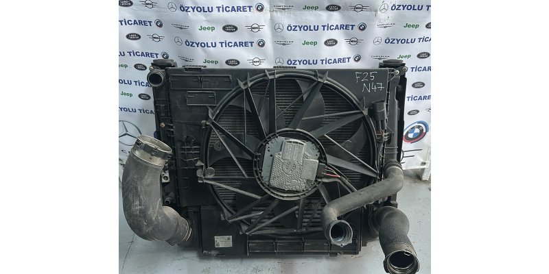 BMW X3 F25 2.0d N47 Motor Radyatör Fan Seti