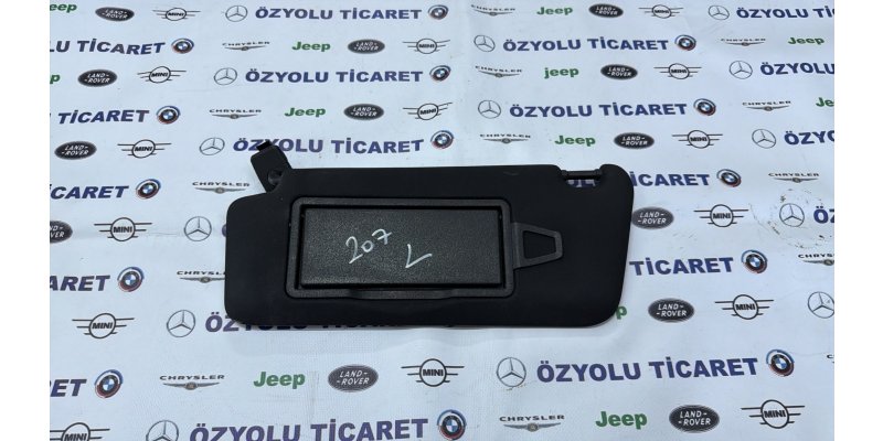 Mercedes W207 E Coupe Sol Güneşlik Siyah