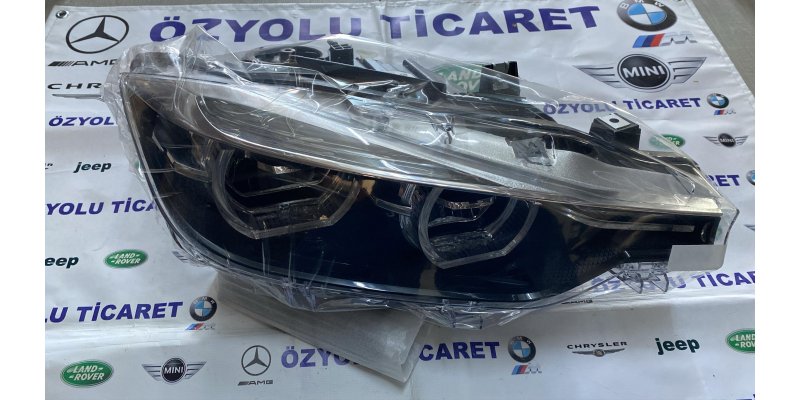 BMW F30 LCİ 40.YIL Sağ Blackline Led Far Siyah Zemin 7453482